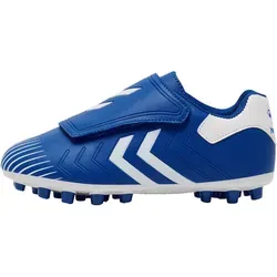 Hummel HATTRICK M.G. JR Fussballschuhe Blue 38 - Fußballschuhe mit Multi-Ground-Stollen für optimalen Grip auf Natur- und Kunstrasen. Atmungsaktiv und ideal für schnelle Richtungswechsel – perfekt für junge Spieler!