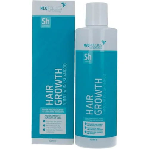 Neofollics Hair Growth Stimulating Shampoo 250ml - Shampoo zur Förderung des Haarwachstums und zur Verhinderung von Haarausfall, ideal für dünner werdendes Haar und für ein gesundes, volles Haarbild.