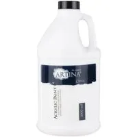 Artina Acrylfarben 2000 ml Tube Titanweiss - Schreibutensilien, schnelltrocknende Profi Künstler Acrylfarbe mit hoher Pigmentierung für lebendige Farben auf Leinwand, Steinen und Holz.