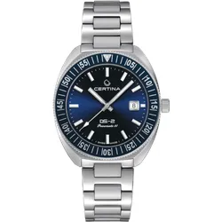 Certina C024.607.11.041.02 Herren-Armbanduhr Automatik DS-2 - Hochwertige Swiss Made Herren-Armbanduhr mit Powermatic 80.611 Automatikwerk, Gangreserve bis 80 Stunden und 20 bar wasserdicht, ideal für stilbewusste Männer.