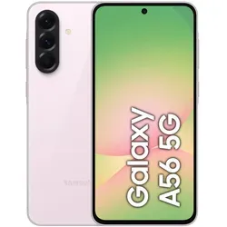 Samsung Galaxy A56 5G - Pink, 6.7" Display, 50 MP Kamera - Smartphone der Kategorie Handys ohne Vertrag mit 50 MP Kamera und 5000 mAh Akku für lange Nutzung. Genieß beeindruckende Fotos und Videos, auch bei Nacht!