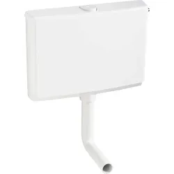 Wisa Aufputz Spülkasten 570 - Flach und effizient - WC-Teile & -Aufsätze, 6-9 Liter Spültechnik mit Start/Stop Spartaste für wassersparendes Spülen, ideal für moderne Badezimmer.