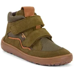 froddo® BAREFOOT TEX AUTUMN Klettschuh, Winterstiefel mit TEX-Membrane grün 23 EU