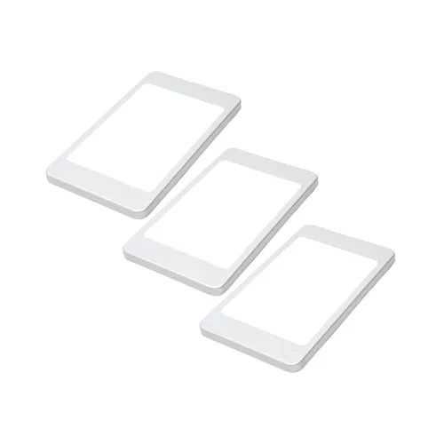 Kalb LED Unterbauleuchte 6Watt SET, 3er Set, neutralweiß - Unterschrank Beleuchtung mit modernem Design und hochwertiger Verarbeitung, ideal für Küchen. Wählen Sie zwischen berührungslosen Sensor oder ohne Schalter.