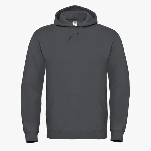 B&C Hooded Sweatshirt ID.003 - Anthrazit, Größe M - Stylisches B&C Hooded Sweatshirt ID.003 in Anthrazit, Größe M. Ideal für Freizeit und Sport, bietet es hohen Tragekomfort und eine moderne Passform.