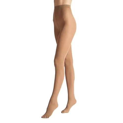 VENEZIANA NUOVA Satinelle 40 DEN Bunte Strumpfhosen Damen - Mikrofasern - Matte Blickdicht - Cammello - XXL