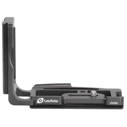 Leofoto L-Halterung LPN-D800 für Nikon D800 - Foto- & Video-Zubehör mit Arca-Swiss-Kompatibilität und Anti-Twist-Flanschen für optimale Stabilität und einfache Handhabung beim Wechsel zwischen Hoch- und Querformat.