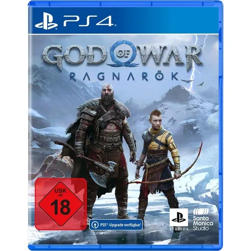 God of War Ragnarök - PS4 - Action-Adventure-Spiel für PS4, in dem Kratos und Atreus in atemberaubende mythische Landschaften reisen und sich mächtigen Göttern und Monstern stellen, während sie das Schicksal der Welten herausfordern.