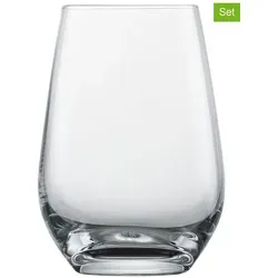 SCHOTT ZWIESEL Forté Wasserglas 4er-Set - Hochwertige Wassergläser aus spülmaschinenfestem Tritan-Kristall, ideal für jeden Anlass. Made in Germany, robust und elegant im klaren Design.