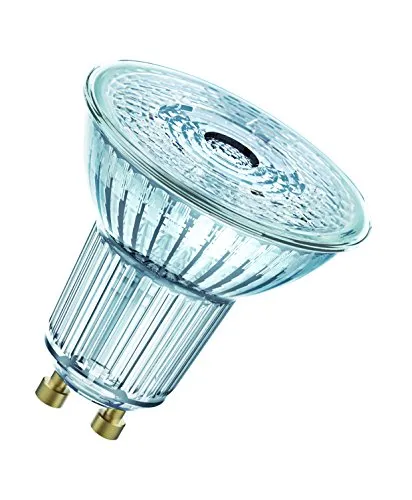 Osram LED Star PAR16 GU10 - Warmweißes Leuchtmittel - Das Osram LED Star PAR16 GU10 sorgt mit warmweißem Licht für eine entspannte Atmosphäre. Mit 230 lm Lichtstrom und einer Lebensdauer von bis zu 15.000 Stunden ist es der ideale Ersatz für Halogenlampen und bietet sofort volles Licht ohne Aufwärmzeit.