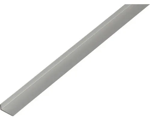 alfer Kantenschutzprofil 8 x 19 x 2000 mm silber Aluminium Profil Kantenschutz