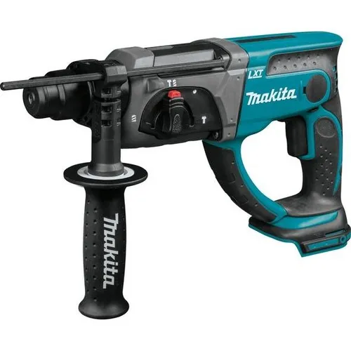Makita Schnurloser Bohrhammer 18V - Bohrmaschine für vielseitige Anwendungen mit 3 Arbeitsmodi, SDS-PLUS Werkzeughalter für schnellen Wechsel und LED-Licht zur Ausleuchtung. Ideal für Profis und Heimwerker!