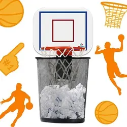Mad Monkey Mülleimer - Ansteckbarer Basketballkorb - Spielzeuge: Verwandle Deinen Mülleimer in ein Spielfeld mit diesem Basketballkorb! Macht Aufräumen zum Spaß und belohnt jeden Treffer mit Jubel.