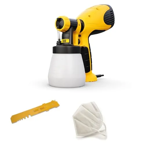WAGNER Wood&Metal Sprayer W 100 - Elektro-Farbsprühsystem mit 1,89 L Behälter, ideal für präzise Holz- und Metallprojekte in Haushalt und Garten. Einstellbare Mustersteuerung für perfekte Ergebnisse.