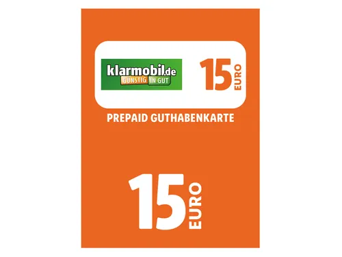 Klarmobil Code über 15 €