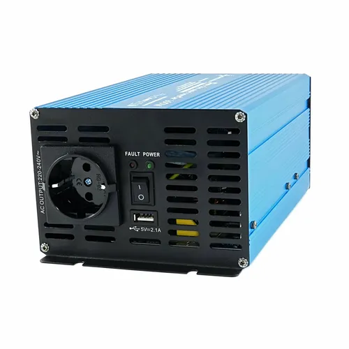 Spannungswandler TS 24V 230V 600-1200W - Hochwertiger reiner Sinus Wechselrichter mit USB-Anschluss, ideal für Camping und mobile Anwendungen. Bietet zuverlässige Energieversorgung für Ihre Geräte.