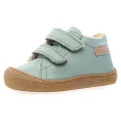 Lauflernschuh NATURINO "Amur", Gr. 29, grün - Babyschuhe aus hochwertigem Nappaleder mit warmem Wollfutter, ideal für kleine Füße. Der Klettverschluss sorgt für einfaches An- und Ausziehen, perfekt für die ersten Schritte.