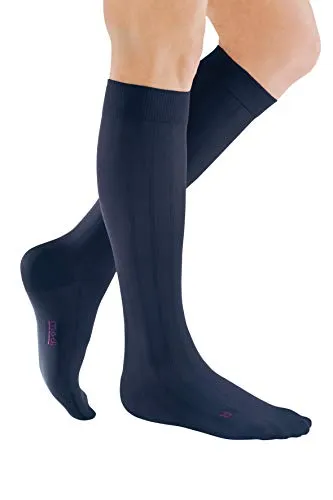 medi mediven for men - Kompressionsstrümpfe für Herren, CCL2, Marine, Größe II - Sportsocken mit Clima Comfort & Clima Fresh, ideal zur Linderung von venösen Beschwerden und perfekt für den Alltag, Reisen oder im Büro.