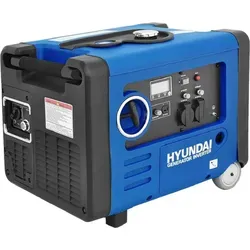 HYUNDAI Inverter Stromerzeuger HY4500SEi D - Stromaggregate für hochwertigen, schwankungsfreien Strom. Leise, mobil und ideal für Camping, Boote oder als Notstromversorger. Mit E-Start und ECO Modus für umweltfreundlichen Betrieb.