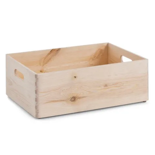 Zeller Allzweckkiste Holzbox Büro Haushalt 40x30x15 cm Kiefer natur 13145