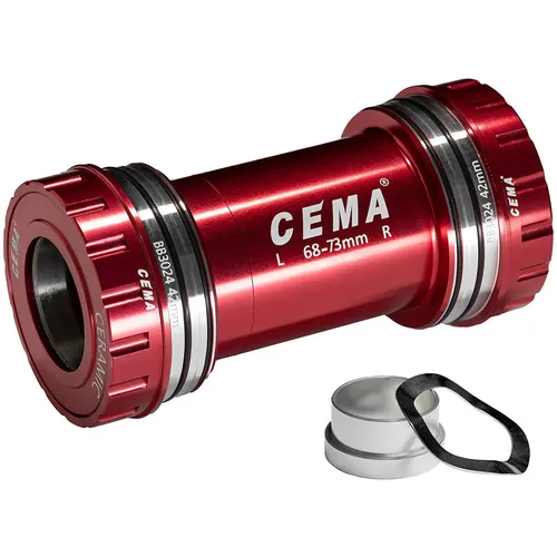 Cema Bracketas BB30 Interlock Sram GXP-Keramik-Rood - Hochwertige Fahrradschaltungsteile aus Keramik für eine langlebige Leistung. Ideal für Radfahrer, die Wert auf Präzision und Qualität legen.