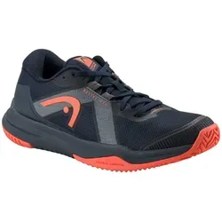 Head Sprint Pro 4.0 Tennisschuhe für Kinder – Dunkelblau/Rot 2025 - Tennisschuhe für Kinder mit leichtem, atmungsaktivem Design und neuer Allcourt-Außensohle für optimalen Grip auf Tennis-, Padel- und Pickleballplätzen.