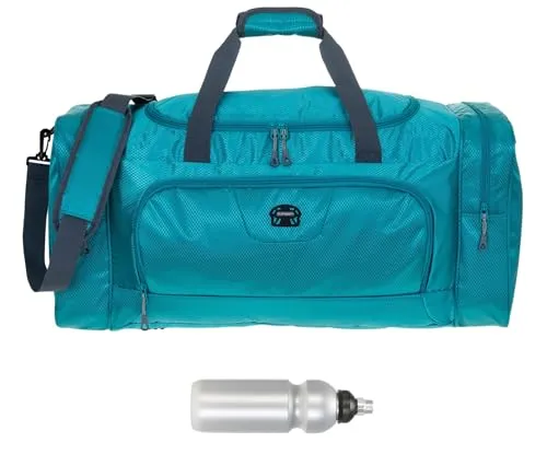 ELEPHANT Sporttasche Trainer XL 69 cm - Sporttasche mit 55 Litern Stauraum, ideal für Sport, Reise oder Sauna. Inklusive Trinkflasche und praktische Außentaschen für Schuhe und Wertsachen.