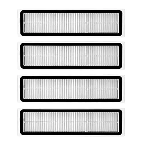 Odashen 4 Stück Hepa-Filter für Xiaomi Dreame D9/D9 Max/D9 Pro/L10 Pro/D10s Pro für Mova L600 Roboter-Staubsaugerzubehör