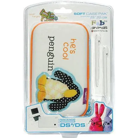 MadCatz Mad Catz DS Lite/DSi Official FABric Animals Soft Case Penguin Design (Nintendo DS) (DSi XL) (ACCE0571)