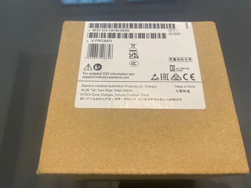 Siemens S7-1200F Prozessor 1212 - 6ES7 212-1AF40-0XB0 - SPS-Prozessor für effiziente Automatisierungslösungen, kompakte Bauweise und hohe Leistungsfähigkeit für industrielle Anwendungen.