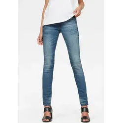 G-STAR RAW Damen Lynn Super Skinny Jeans - Modische Jeans mit mittlerer Taille, super eng und figurbetont, aus weichem Denim für optimalen Tragekomfort.