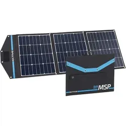 ECTIVE MSP 135 SunWallet faltbares Solarmodul 135W - Solarpanele, mobil und faltbar für Freiheit beim Camping oder Reisen. Die monokristallinen Zellen bieten hohen Wirkungsgrad und platzsparenden Transport.