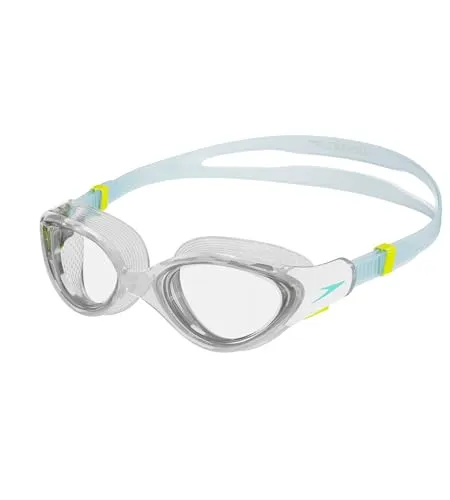 Speedo Biofuse 2.0 Damen Triathlon-Natation - Blanc - TU - Schwimmbrillen für Damen, speziell für weibliche Gesichter entworfen, bieten optimalen Komfort und Sicht für erfolgreiche Schwimmeinheiten.