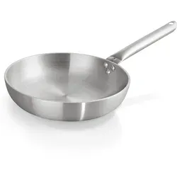 Bratpfanne Aluminium ALU Ø 24 cm Ristorante mit Edelstahlgriff - Pfanne aus leichtem Aluminium, ideal für gleichmäßiges Braten und eine einfache Reinigung, perfekt für die Zubereitung von Pasta und mehr.