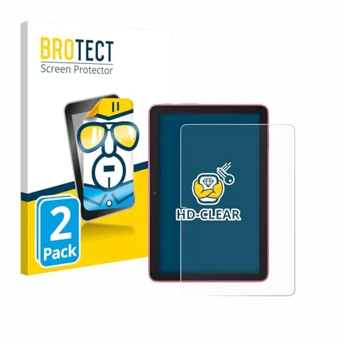 BROTECT 2 Stück Schutzfolie für Amazon Fire HD 8 2024 Displayschutz Folie Made in Germany, Ultra-Klar