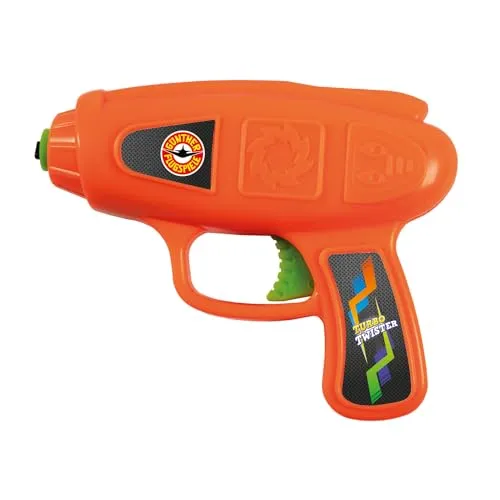 Günther Flugspiele 1687 - Propeller Spielzeug Turbo Twister, ca. Ø 6,5 cm, Fliegende Rotoren zum abschießen, für Kinder ab 5 Jahren, inkl. Startpistole und 6 Rotoren