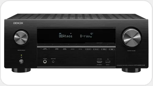 Denon AVR-X2600H 7-Kanal AV-Receiver, 95 Watt RMS, Dolby Atmos / DTS:X, USB, Ethernet