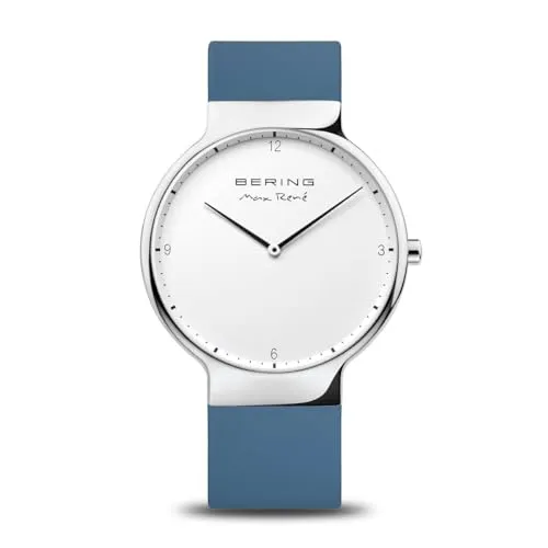 BERING Herren Uhr Quarz Movement - Max René Collection mit Edelstahl und Saphirglas - Armbanduhren für Herren, elegante und zeitlose Uhr mit kratzfestem Saphirglas und einzigartigem Wechselsystem für individuellen Stil.