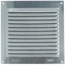 Aluminium Lüftungsgitter Mit Netz Lüftungsblech Insektenschutzgitter 150 X150mm