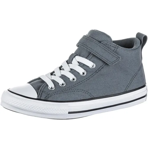 CONVERSE Malden Street Sneaker Kinder – mineral brew-white-black, Größe 35 - Robuste knöchelhohe Sneakers für Kinder aus langlebigem Canvas; mit praktischer Schnürung und Klettverschluss für sicheren Halt; ideal für aktive Tage und stylische Auftritte.