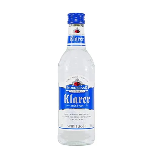 Nordbrand Nordhausen Klarer 30% Vol. 0,35l - Genießen Sie den Nordbrand Nordhausen Klarer 30% Vol. 0,35l, ideal für besondere Anlässe. Ein hochwertiger Weinbrand mit feinem Geschmack, der Ihre Feierlichkeiten perfekt ergänzt.