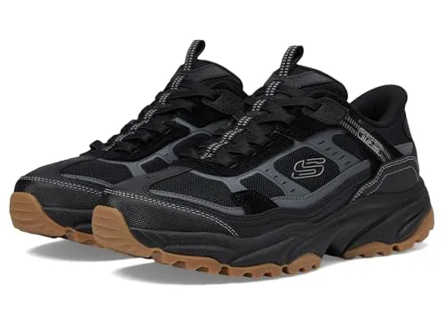 Schuhe Skechers Vigor At 237744BBK - Schwarz - 42 - Stylische Halbschuhe für Herren in klassischem Schwarz. Ideal für den ganzjährigen Einsatz und bequem für den Alltag. Hochwertiger Schaftstoff sorgt für Langlebigkeit.