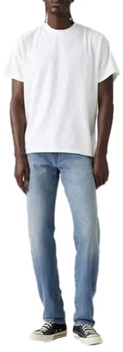 Levi's Men's 502 Taper Pants - The New Blue LTWT - Jeans in regulärer Passform mit extra weitem Schnitt für optimalen Tragekomfort. Hergestellt aus Levi's Ease für mehr Flexibilität und Stil.