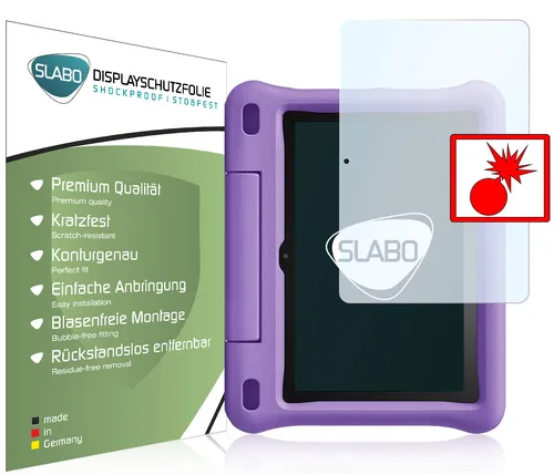Slabo Panzerschutzfolie für Fire HD 8 Kids Edition-Tablet 2020 2er Set - MATT