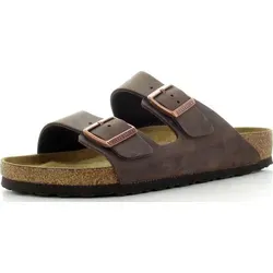 BIRKENSTOCK Pantoffeln Arizona Soft Footbed in Braun, Größe 39 - Wanderschuhe mit besonders bequemem Soft Footbed für optimalen Tragekomfort. Ideal für entspannte Tage zu Hause oder beim Spaziergang.