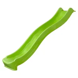 Wickey Rutsche Flow – 220 cm Rutsche mit Wasseranschluss - Gartenrutschen für abenteuerlustige Kinder, ergonomische Wellenform für sicheren Spielspaß, wetterfest und ideal für Garten & Terrasse, maximales Benutzergewicht 50 kg.