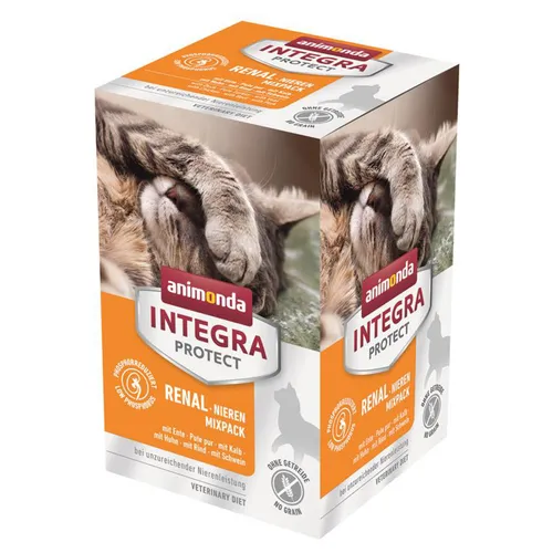 Animonda Integra Protect Renal Mix Pack 6 x 100 g,  NEU
