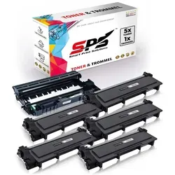 5X TN2320 Toner Schwarz + 1x DR2300 Trommel kompatibel für Brother MFC-L2740DW Brother DR2300 Brother TN2320 MFC-L2700 MFC-L2700DN MFC-L2700DW MFC...