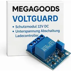Schutzmodul 12V DC Unterspannung Abschaltung Ladecontroller DE.