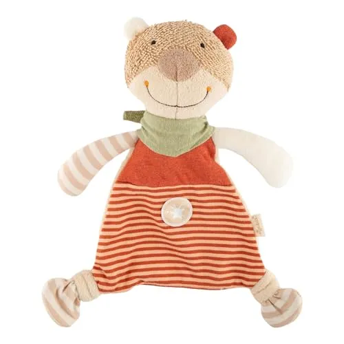 Sigikid Schnuffeltuch Bär braun Vanill - Kuscheliges Schnuffeltuch für Babys, fördert Geborgenheit und ist der perfekte Begleiter für die Kleinsten.